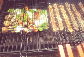 Shish Kabob Grilling Baskets