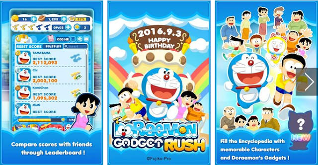 Download Doraemon Gadget Rush 1.3.0 MOD Apk Unlimited Gems and Energy