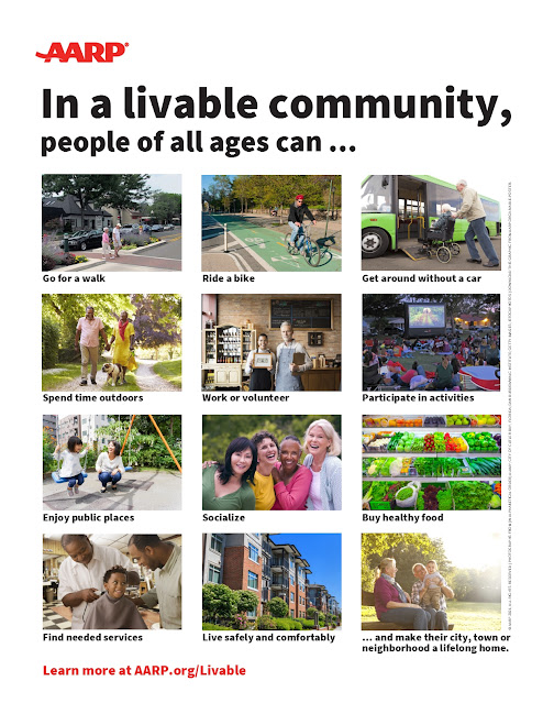 AARP Livable Community poster. Credit: AARP