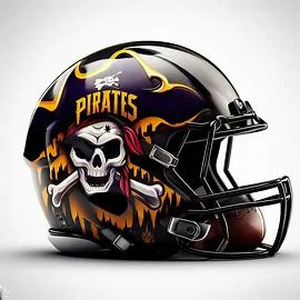 East Carolina Pirates Halloween Concept Helmets