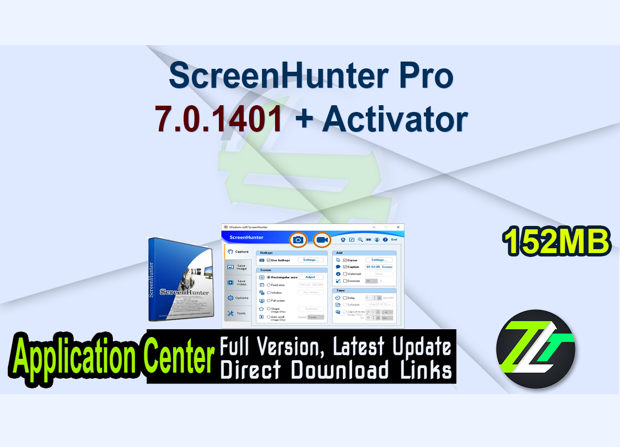 ScreenHunter Pro 7.0.1401 + Activator