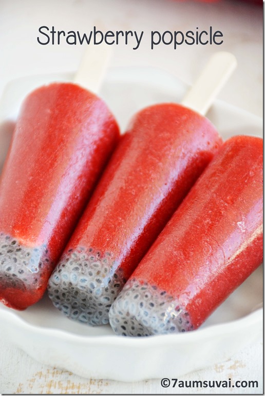 Strawberry popsicle 