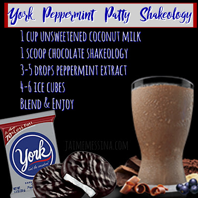 York peppermint patty shakeology, healthy candy recipe, clean eating candy, healthy halloween