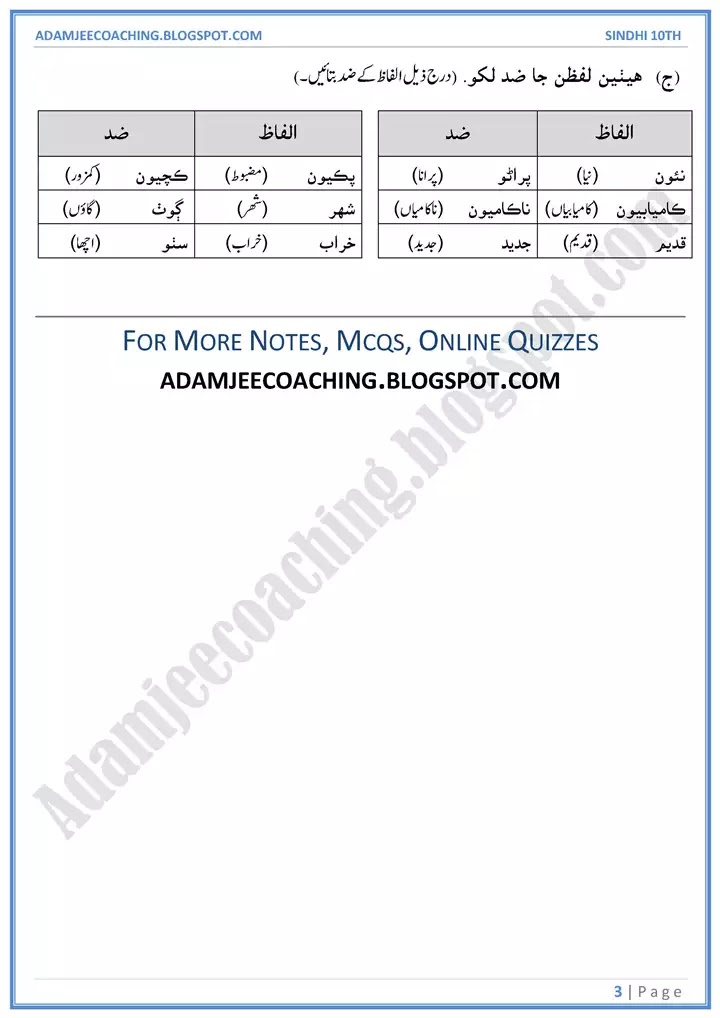 khat-solved-textbook-exercise-sindhi-10th