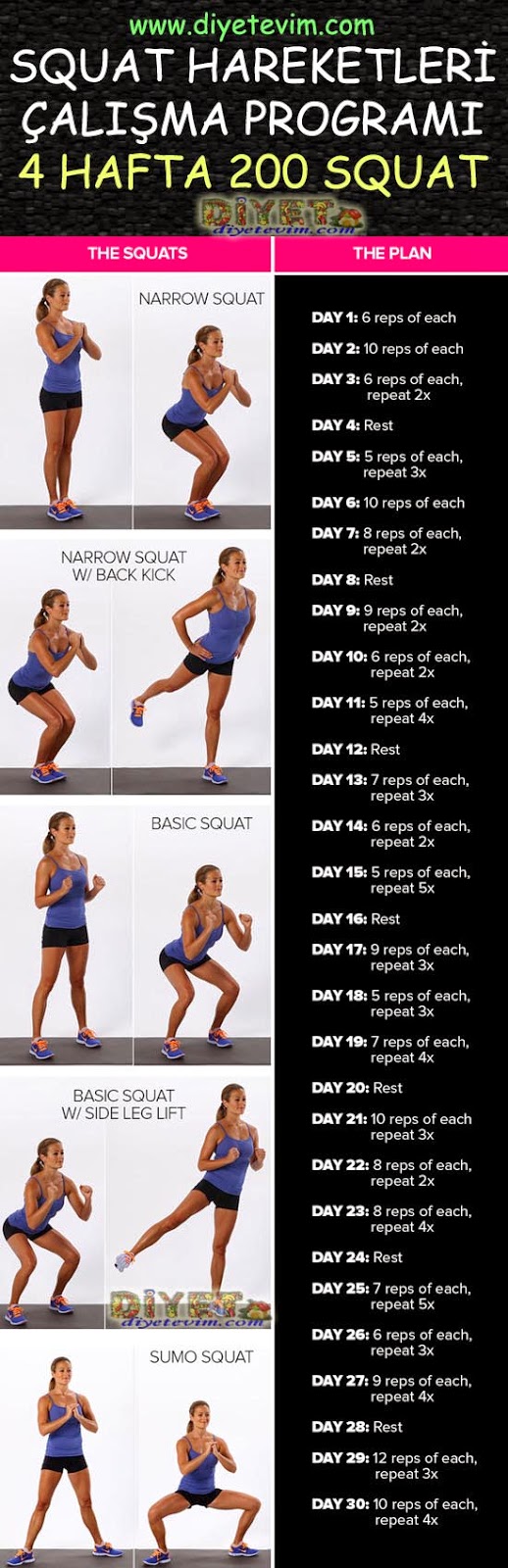 squat challenge yapanlar