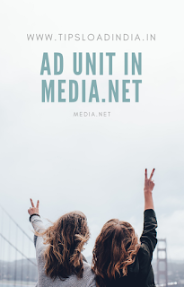 Create a ad unit in media.net
