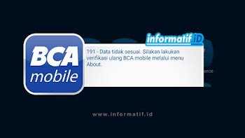 Data Tidak Sesuai Silahkan Lakukan Verifikasi Ulang BCA Mobile