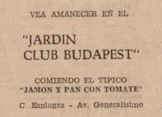 BUDAPEST. Ball d'estiu. Final de la Diagonal. (1948-1952)