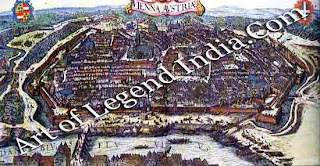 This German engraving shows the Imperial city as it must have looked when Cranach arrived there around the year 1501. It was here that he established his reputation as a painter, and developed his mature style. 
