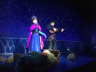 Anna and Kristoff Animatronics Frozen Ever After Ride Epcot Disney World