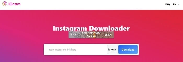 iGram.io instagram reels downloader free into your smartphone or iPhone
