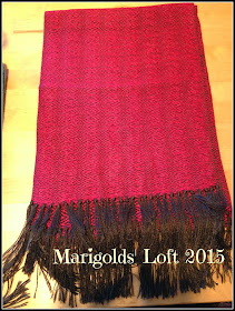 handwoven scarf tussah silk
