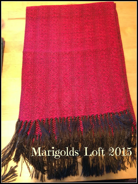 handwoven scarf tussah silk