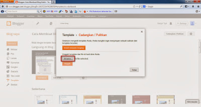 Cara Mengganti Template Blog