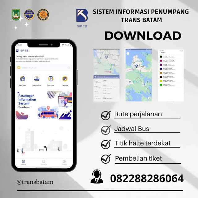 Sistem Informasi Penumpang Trans Batam Dinas Perhubungan Kota Batam