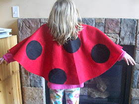ladybug cape sewing tutorial