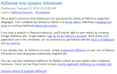 google adsense mendukung bahasa indonesia