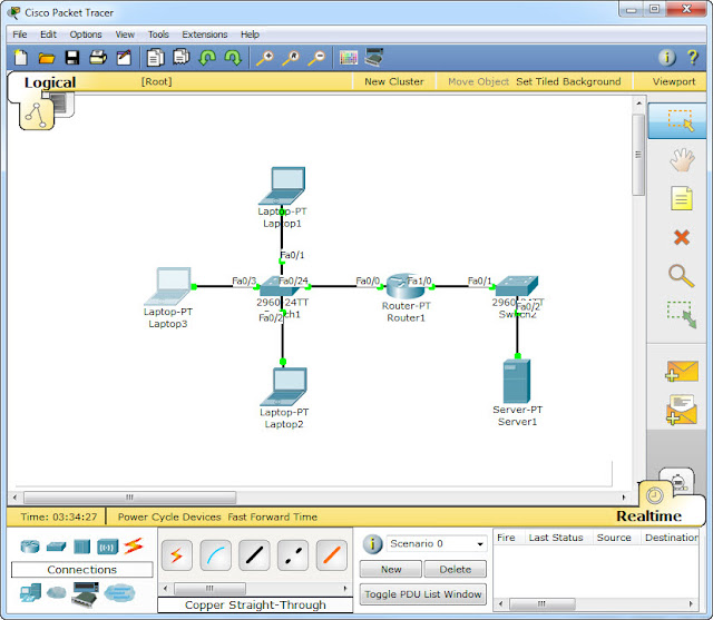 Cisco Packet Tracer - Знакомство с программой. Создание простой топологии сети