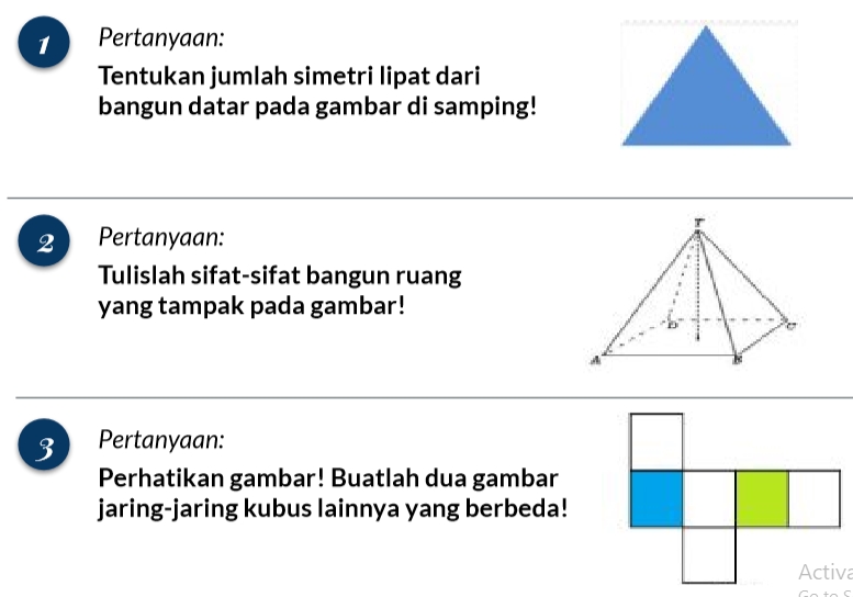 Soal Matematika Kelas 4 6 Sd Mi Wacana Simetri Lipat Dan  