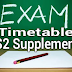 S1&S2 Semesters B.Tech Supplementary Exam Timetable 