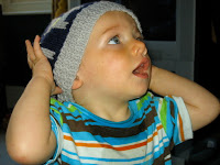 Nephew in hat