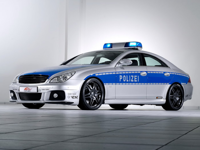 Mercedes Police Car