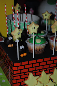 festa di compleanno ispirata ai personaggi di Yoshi e Super Mario