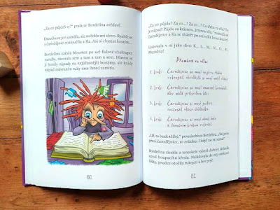 Čarodějnice Bordelína (Sandra Dražilová Zlámalová, ilustrace: Marie Kožehulová, nakladatelství Grada – Bambook), dětská knížka