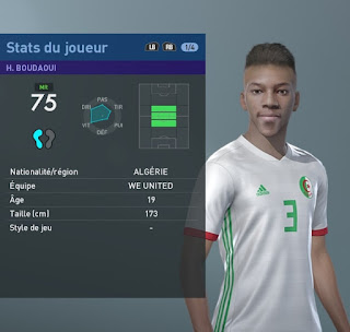 PES 2019 Faces Hicham Boudaoui by TiiToo Facemaker