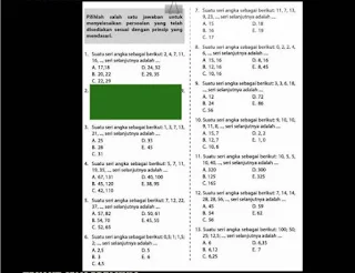Tes Logika Aritmatika