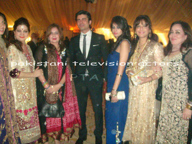 Fawad khan and mhaira khan on shehroz and syra's wedding 