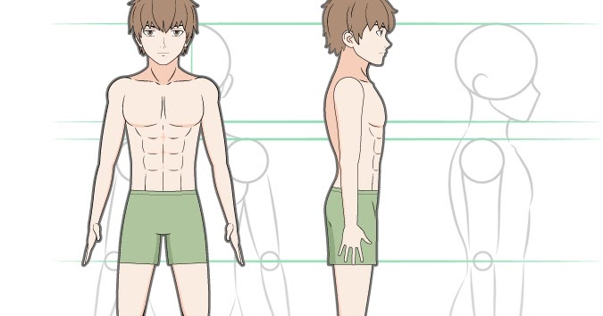 Cara Menggambar Sketsa Karakter Anime Laki-Laki | Anidraw