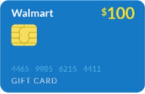 Walmart $100 Giftcard 