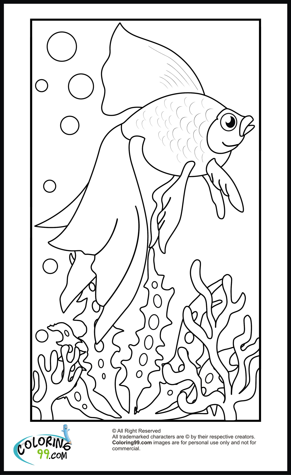 Download Goldfish Coloring Pages | Minister Coloring