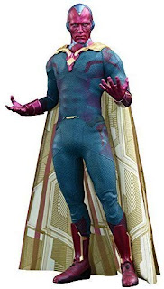 Hot Toys Movie Masterpiece Vision Avengers Age of Ultron Sixth Scale Action Figure by Hot Toys 