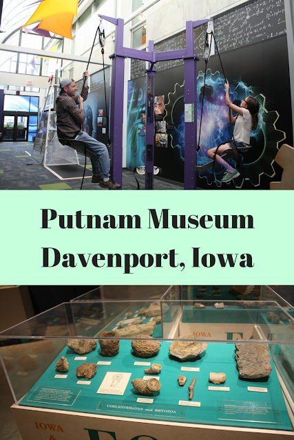 Science and history exploration at Putnam Museum in Davenport, Iowa
