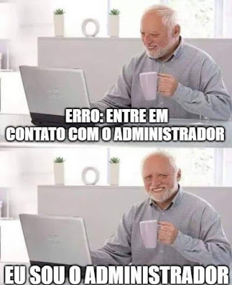 erro entre em contato com o administrador