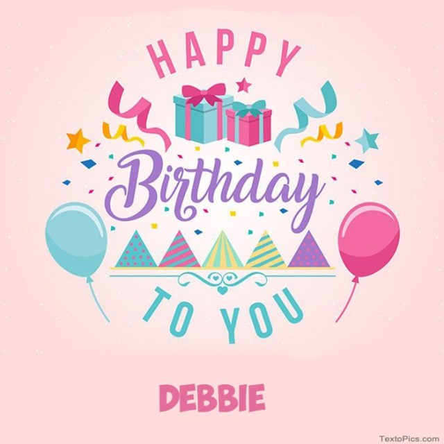 happy birthday debbie image