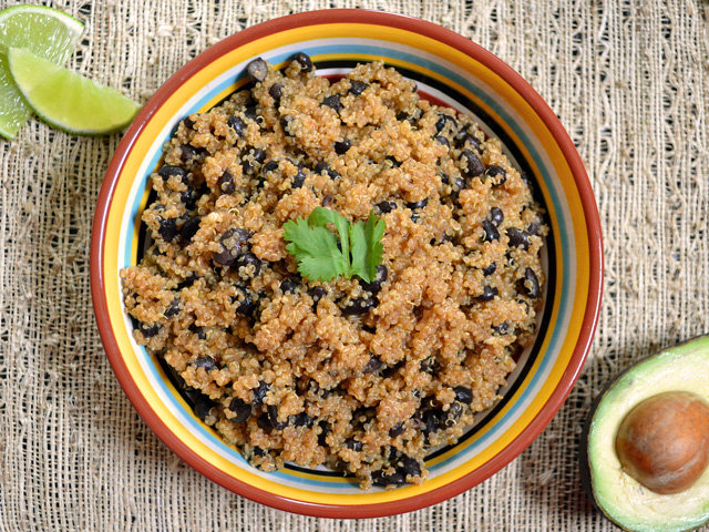 Quinoa Black Bean Taco Filling