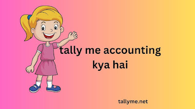 tally me accounting kya hai