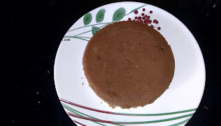 Transfer Parle G Biscuit Cake to Serving Dish.