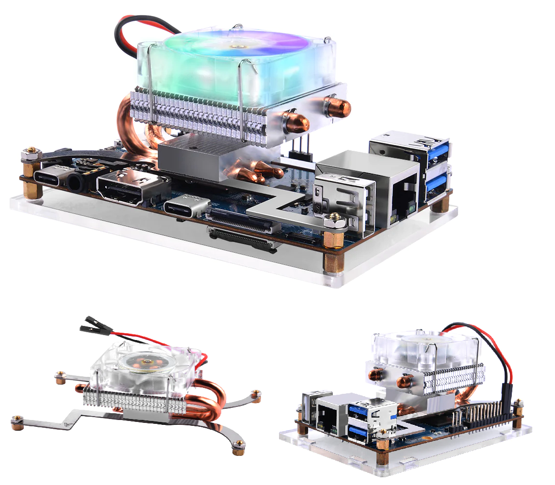 Keep Your Orange Pi 5 Cool and Stable with the Low-Profile ICE Tower Cooling Fan