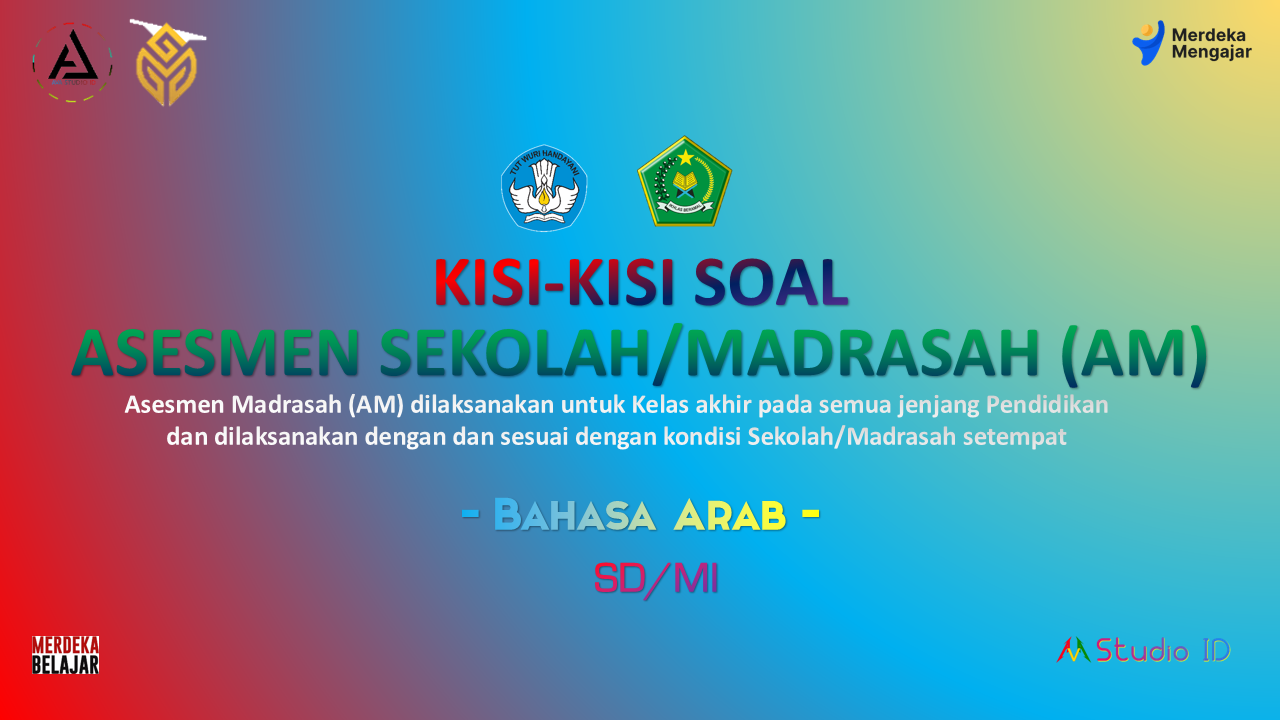 Kisi-Kisi Soal Bahasa Arab SD/MI - Asesmen Madrasah 2023