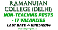 Ramanujan-College-Jobs-2014