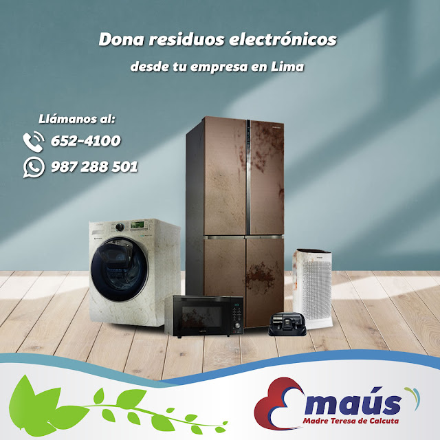 Dona y recicla residuos electrónicos en Lima