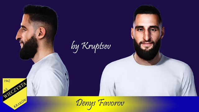 Denys Favorov Face For eFootball PES 2021