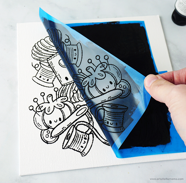 DIY Coloring Book Canvas