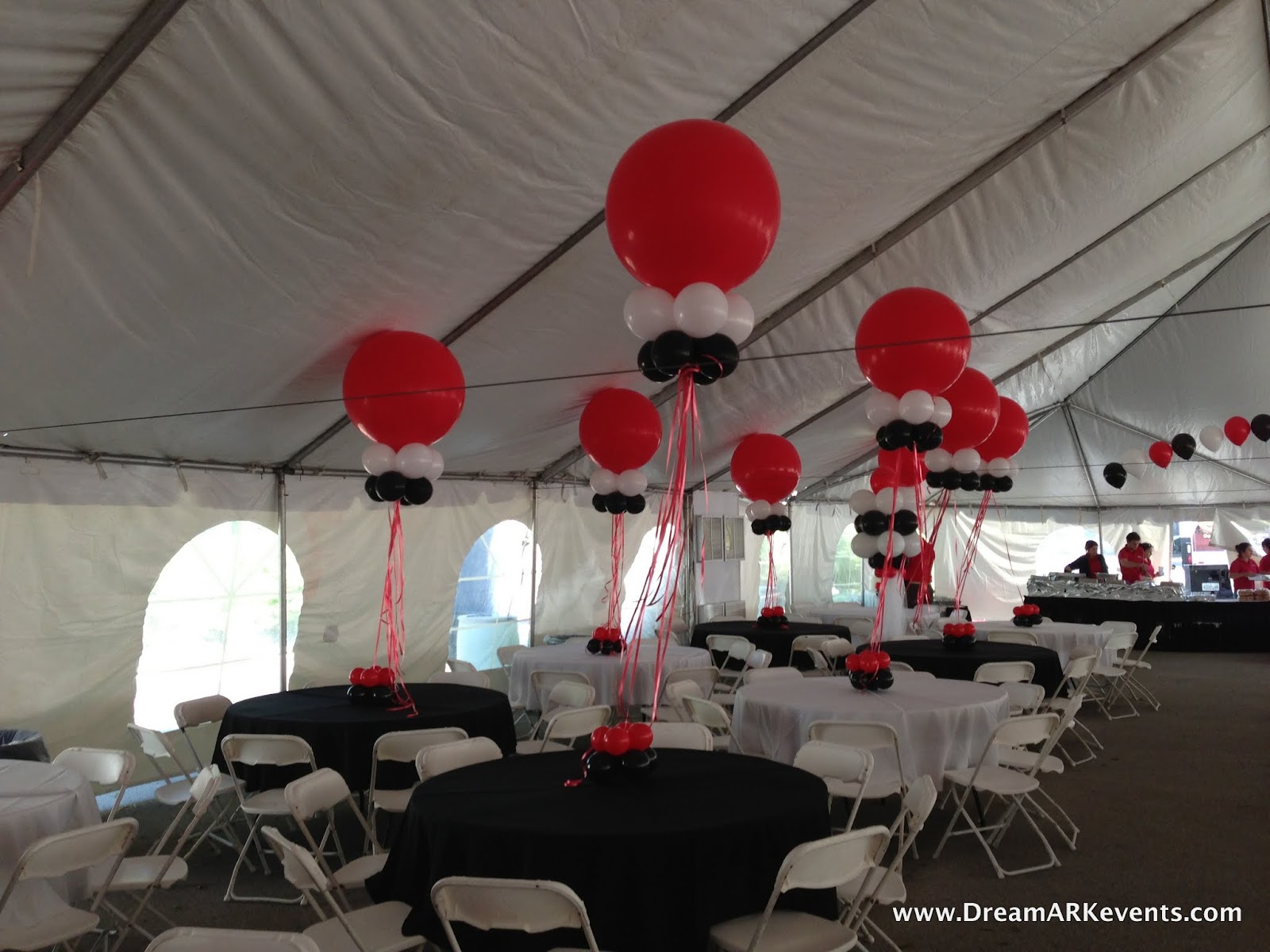 DreamARK Events Blog: Tent balloon decoration.