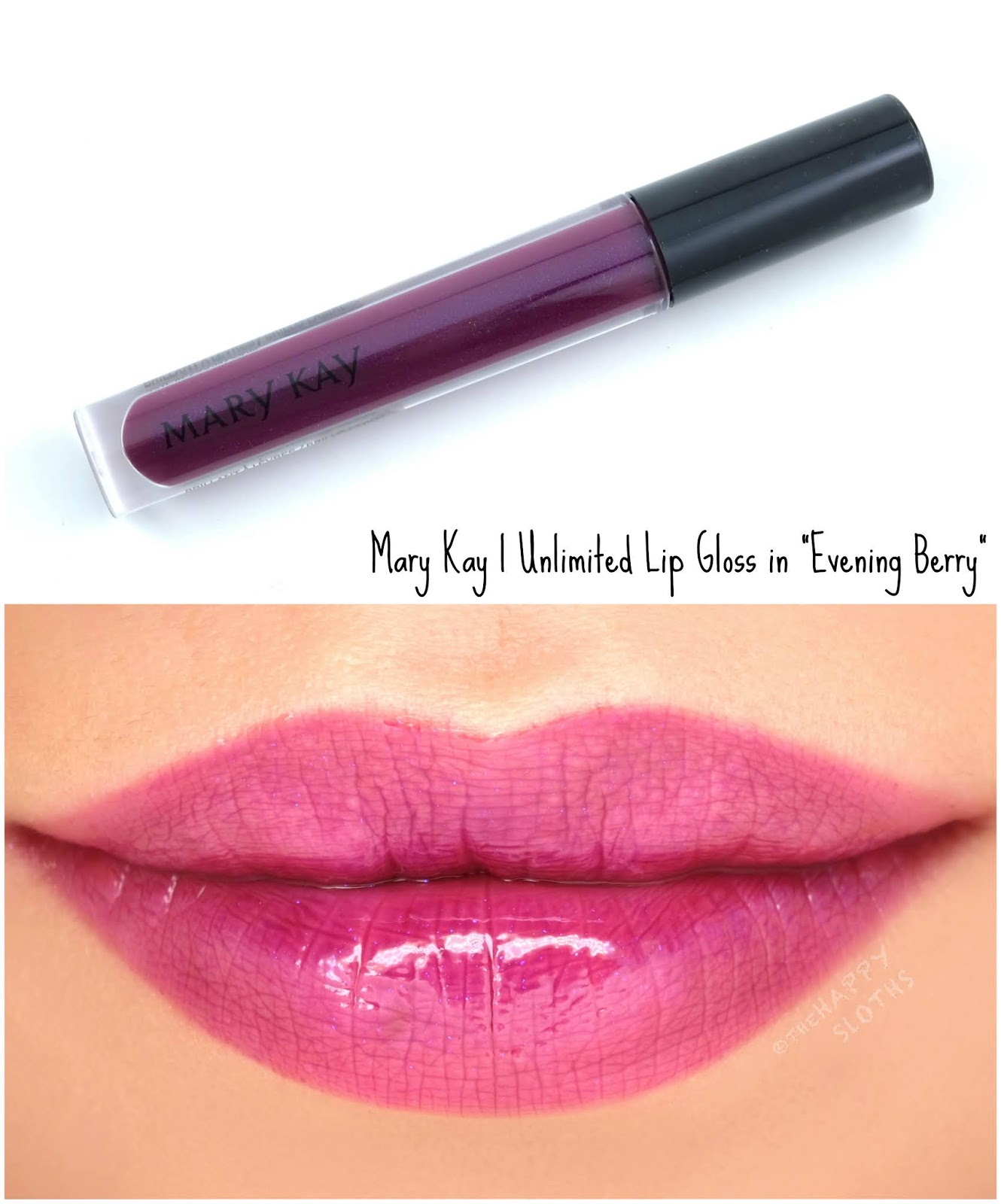 Mary Kay | Unlimited Lip Gloss in "Evening Berry": Review and Swatches