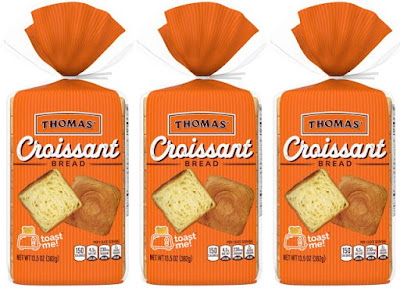 Bags of Thomas' Croissant Bread.